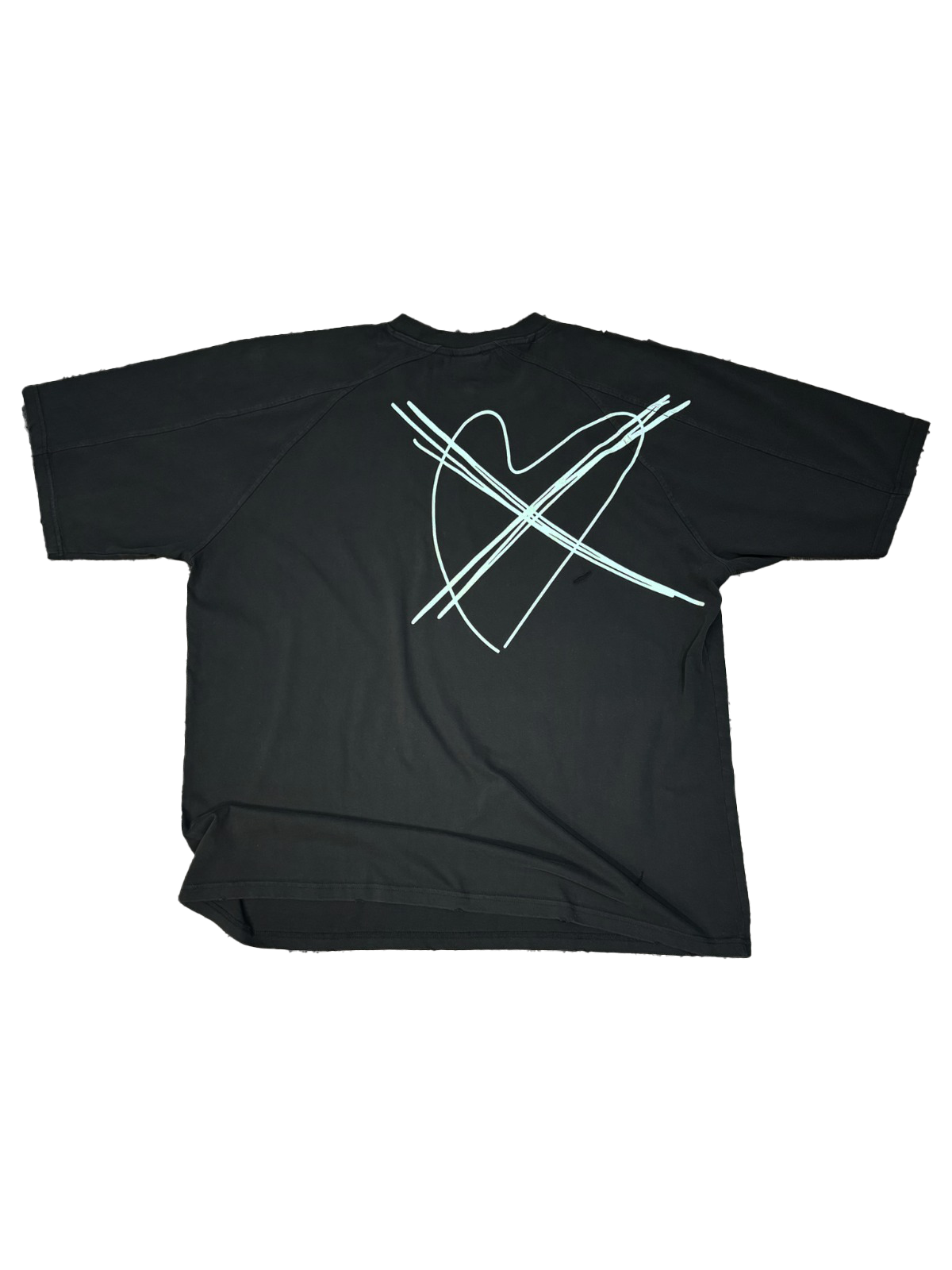 HEART TEE [BLACK]